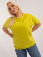 Oversize halenka Lime plus size