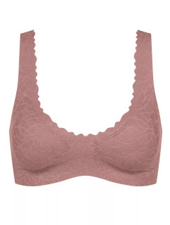 Dámská podprsenka Zero Feel Lace 2.0 Bralette - BROWN - sv. hnědá 1141 - SLOGGI