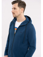 Mikina Volcano Hoodie B-Denmark Blue Melange