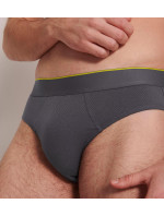 Pánské slipy EVER Airy Brief C2P - BLACK - černé M014 - SLOGGI