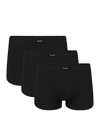 Pánské boxerky 3 pack 007 black - Atlantic