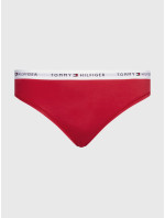 Dámské kalhotky CURVE TOMMY ICONS LOGO WAISTBAND BRIEFS UW0UW04018XLG červená - Tommy Hilfiger