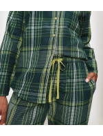 Dámské pyžamo Boyfriend PW X Checks - GREEN - zelené 0031 - TRIUMPH