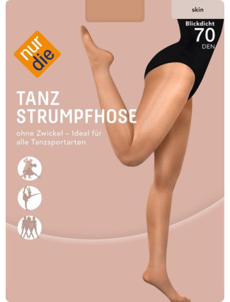 Taneční punčochové kalhoty NUR DIE DANCE PANTYHOSE 70 DEN - NUR DIE - tělová