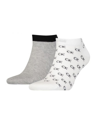 Calvin Klein Sneaker 2P All Over Socks 701218715004