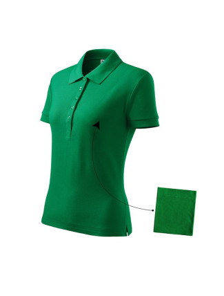 Bavlněné polo tričko Malfini W MLI-21316 grass green