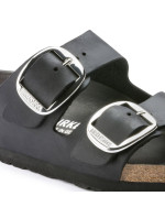 Dámské žabky Birkenstock Arizona Big Buckle Oiled Leather Black narrow (1011075) dámské