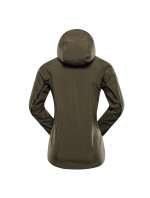 Dámská softshellová bunda s membránou ALPINE PRO JERDA ivy green