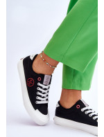 Dámské Cross Jeans Fabric Sneakers LL2R4044 Černé