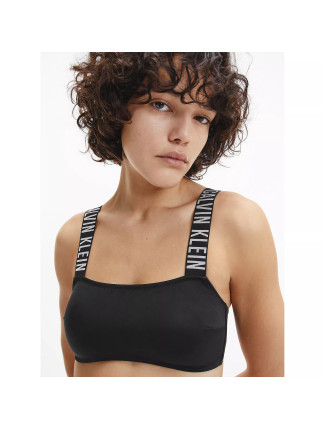 Dámské plavky horní díl BANDEAU-RP KW0KW01825BEH černé - Calvin Klein