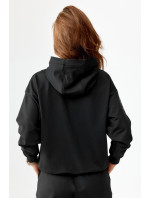 Rough Radical Mikina s kapucí Pery Hoodie Black