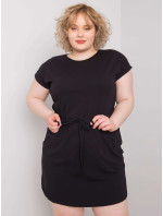 Kori černé šaty plus size s kapsami