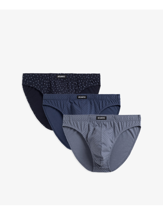 Pánské sportovní slipy ATLANTIC 3Pack - vícebarevné