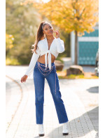 Sexy použitý vzhled Highwaist Jeans