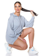 Sexy mikina s kapucí Koucla sweat dress