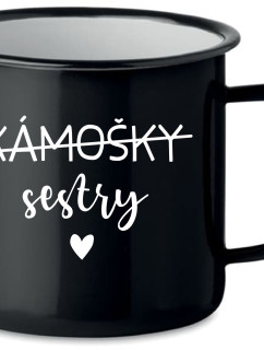 KÁMOŠKY SESTRY - černý plecháček 350 ml