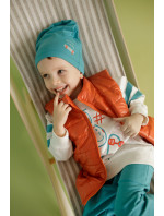 Pinokio Orange Flip Bonnet Turquoise