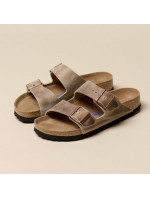 Birkenstock Arizona Soft Footbed Oiled Leather Tabacco Brown úzké žabky pro muže/dámy (0552813)