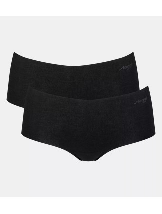 Dámské kalhotky ZERO Modal 2.0 Short 2P - BLACK - černá 0004 - SLOGGI