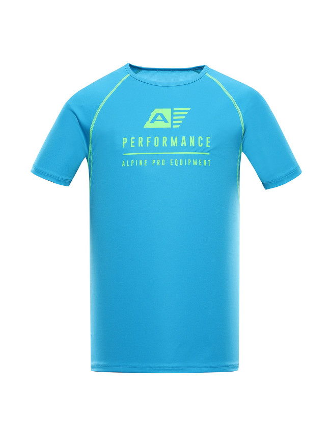 Pánské funkční triko s cool-dry ALPINE PRO PANTHER neon atomic blue