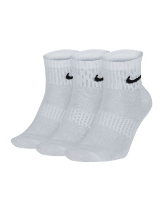 Pánské lehké ponožky Everyday Ankle 3Pak M SX7677-100 - Nike