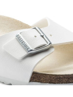 Dámské žabky Birkenstock Madrid Birko-Flor White regular wide (0040731)