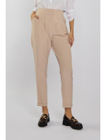 Monnari Kalhoty s vysokým pasem Cigarillo Pants Beige