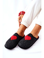 Household slippers Panto Fino II267009 Black-Red