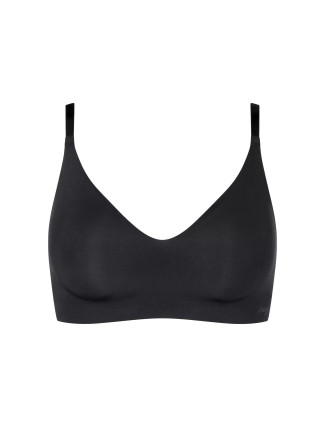 Dámská podprsenka ZERO Microfibre 2.0 Bralette - BLACK - černá 0004 - SLOGGI