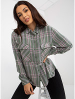 Halenka D70039Z11082A khaki barva