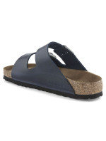 Birkenstock Arizona Soft Footbed Oiled Leather Narrow Žabky dámské/mužské Blue for Narrow Foot Oiled Leather (1013644)