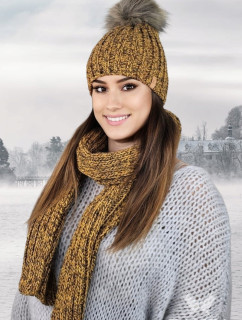 Kamea Hat&Scarf K.22.261.48 Hořčice