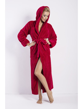 DKaren Plus Size Dlouhý plášť Diana Raspberry