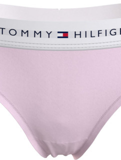 Dámská tanga LOGO WAISTBAND THONG UW0UW03835TOG světle růžová - Tommy Hilfiger