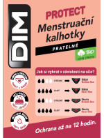 Menstruační kalhotky DIM MENSTRUAL SLIP - DIM - černá