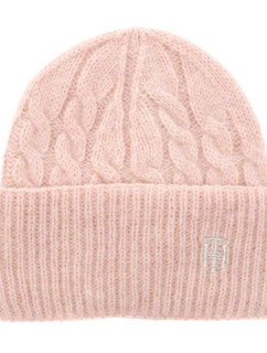 Čepice Tommy Hilfiger Timeless Cable Beanie W AW0AW13826