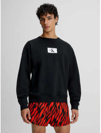 Pánská mikina Lounge Sweatshirt CK96 000NM2415EUB1 černá - Calvin Klein