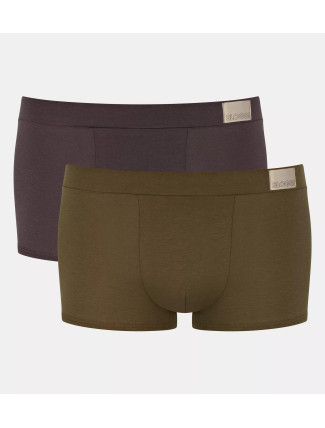 Pánské boxerky GO Natural Hipster C2P - BROWN - hnědé M004 - SLOGGI