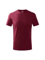 Basic tričko dětské garnet