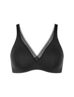 Vyztužená podprsenka BODY ADAPT Twist T-shirt bra - BLACK - černá 0004 - SLOGGI