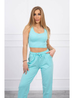 Set top+kalhoty mint