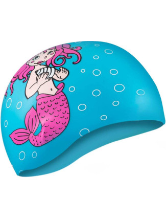 AQUA SPEED Plavecká čepice Kiddie Mermaid Blue