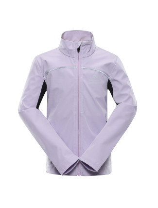 Dětská softshellová bunda s membránou ALPINE PRO GEROCO pastel lilac