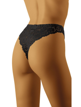 Dámská tanga Bolero Black - Wol-Bar