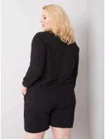 Černá oversize mikina s kapucí