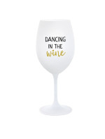 DANCING IN THE WINE - biely pohár na víno 350 ml