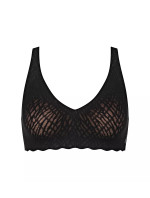 Dámská podprsenka ZERO Feel Bliss Soft bra - BLACK - černá 0004 - SLOGGI