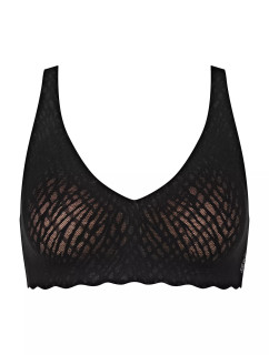 Dámská podprsenka ZERO Feel Bliss Soft bra - BLACK - černá 0004 - SLOGGI