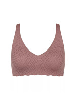 Dámská podprsenka ZERO Feel Bliss Soft bra - BROWN - hnědá 1141 - SLOGGI