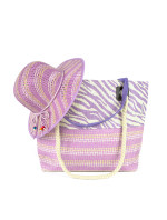 Art Of Polo Bag&Hat Tr22102-2 White/Lavender